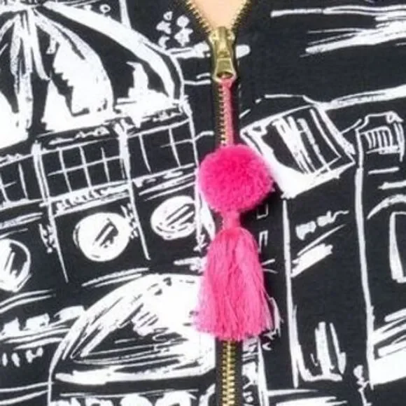 Belle by Kim Gravel Black and White Graphic Top - Picture 2 of 7